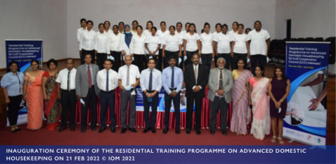Residential training programme on advanced domestic housekeeping 